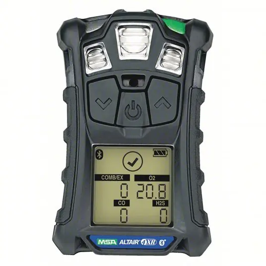 MSA 10178557 Multi-Gas Detector 95 dB @ 1 ft (30 cm), IP68, ALTAIR 4XR, Rechargeable Lithium, CO/H2S/O2