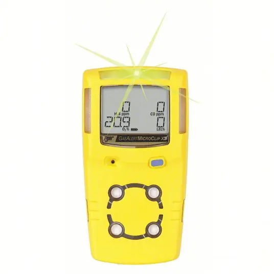 Honeywell MCX3-XWHM-Y-NA Multi-Gas Detector IP68, BW MicroClip, Sampling Pump, Rechargeable Lithium