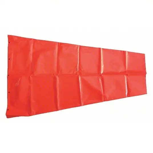 KVM Tools KV3LWE8 Replacement Windsock Nylon, 48 in Lg, 18 in Throat Dia, Orange, Windsock Only