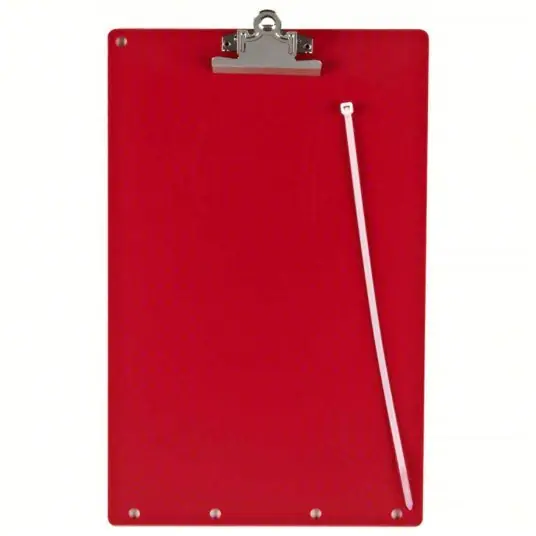 Brady LOCB Lockout Clipboard 30 in Overall Ht, 24 in Overall Wd, English