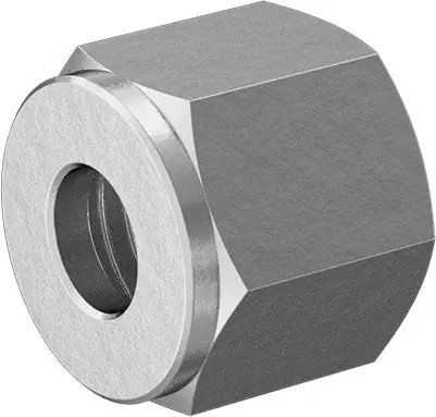 McMaster 7473T186 Nut for 3/8" Tube OD Precision Compression Fitting for Copper Tube