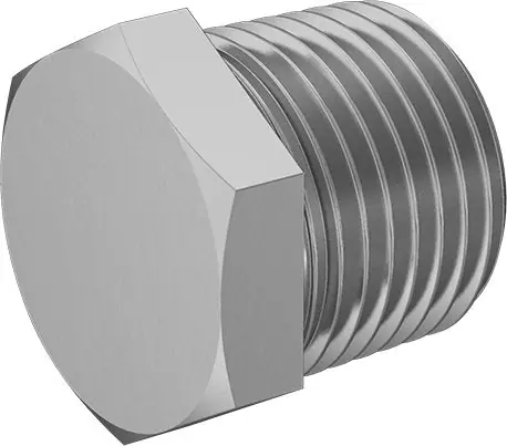 McMaster 50785K22 Hollow Plug with External Hex Drive, 1/4 NPT