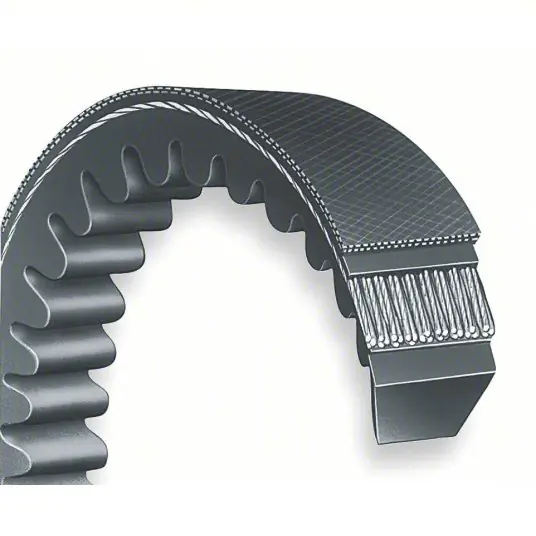 KVM Tools Cogged V-Belt 3VX750, 75 in Outside Lg, 0.375 in Top Wd, 5/16 in Thick