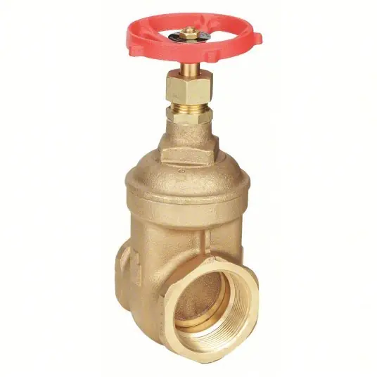 Milwaukee Valve 105 2" Gate Valve 2 in, Bronze, Non-Rising, FNPT x FNPT, 200 psi Max. Pressure (CWP)