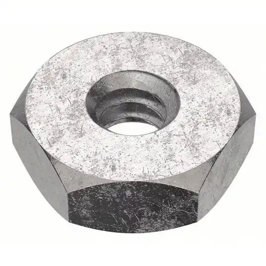 Fabory U51740.013.0001 Hex Nut 6-32 Thread, 5/16 in Hex Wd, 7/64 in Hex Ht, Stainless Steel, 18-8, Plain, 100 PK