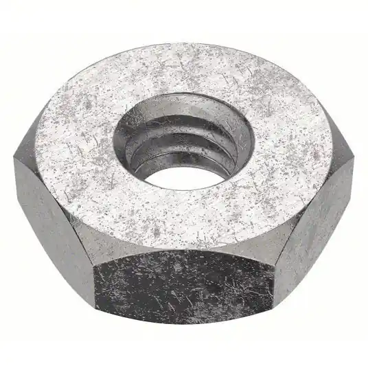 Fabory U51740.016.0001 Hex Nut 8-32 Thread, 11/32 in Hex Wd, 1/8 in Hex Ht, Stainless Steel, 18-8, Plain, 100 PK