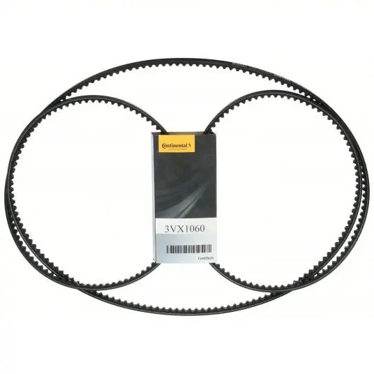 Continental 3VX750 Cogged V-Belt 3VX750, 75 in Outside Lg, 0.375 in Top Wd, 5/16 in Thick