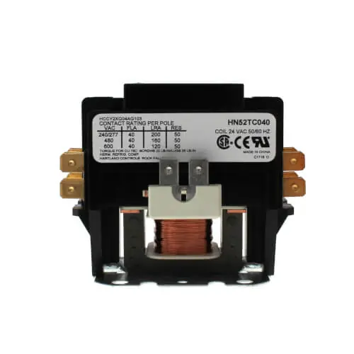 Carrier HN52TC040 Contactor,24V Coil 2P 40Amp