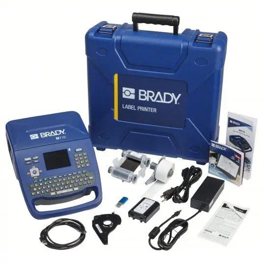 Brady M710-KIT Portable Label Printers Basic Labeling Kit, No Wireless Connectivity, 2"