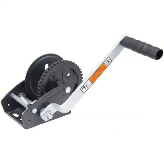 Dutton-Lainson DL1402A Hand Winch Pulling, 1,400 lb First Layer Load Capacity, Spur, 4.4 1, Steel