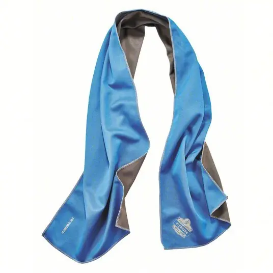 Chill-Its 6602MF Evaporative Cooling Towel Blue, Universal, Polyester/Spandex