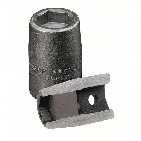 Proto J7418HF Impact Socket 1/2 in Drive Size, 9/16 in Socket Size, 6-Point, Std, Black Oxide