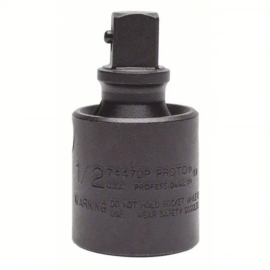 Proto J74470P Impact Universal Joint Black Oxide, 1/2 in Output Drive Size, Square, 2 5/8 in Overall Lg