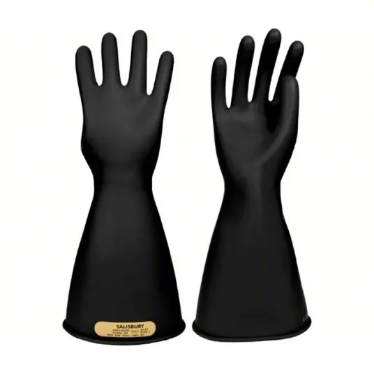 Salisbury GK011B/10 Electrical Glove Kit 1000V AC / 1500V DC, 11 in Glove Lg, Black, Type I, 1 PR