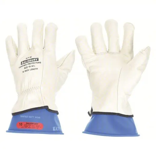 Salisbury GK011BL/10 Electrical Glove Kit 1000V AC / 1500V DC, 11 in Glove Lg, Blue, Type II, 1 PR