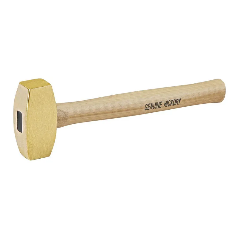 Pittsburgh Pro 61873 2 lb Hickory Handle Brass Hammer