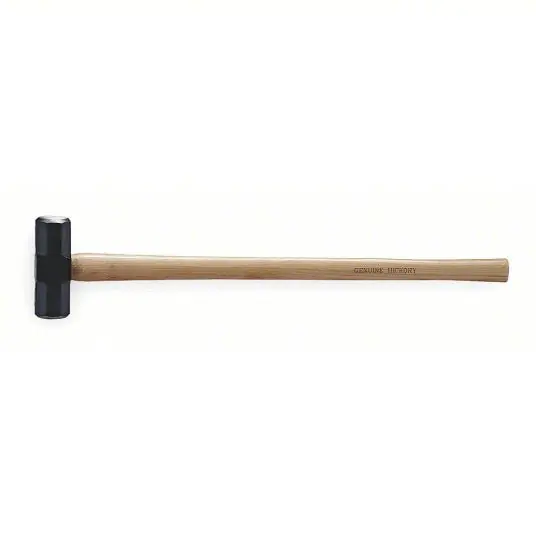 KVM Tools KV2DBT5 Standard Sledge Hammer Steel, Wood Handle, 12 lb Head Wt, 2 5/8 in Dia, 36 in Overall Lg