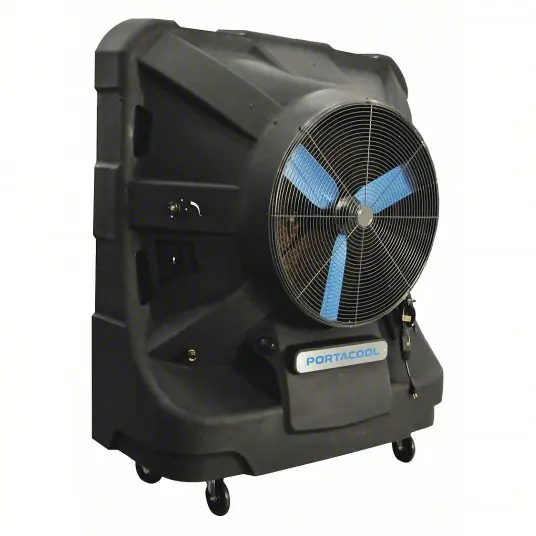 Portacool PACJS2601A1 Portable Evaporative Cooler 36 in Blade Dia, 3125 sq ft, 12,500 cfm, 115V AC /5-15P