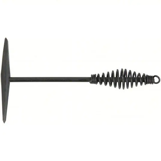 KVM Tools KV2DBU9 Chipping Hammer 11 in Overall Lg, Steel Handle, Parallel, 1 in Blade Lg, 5 oz Head Wt, Steel