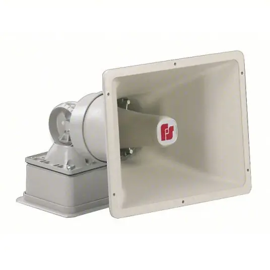 Federal Signal SST3-MV Speaker 24V DC, Indoor/Outdoor, Pivot/Swivel, 14.5 in Ht, 12.1094 in Wd