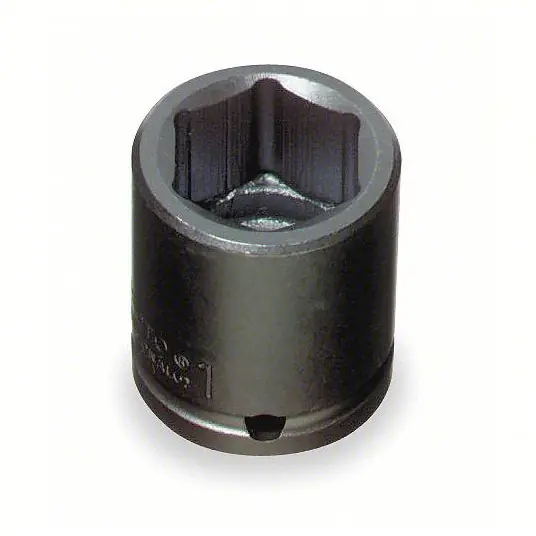 Proto J07520 Impact Socket 3/4 in Drive Size, 1 1/4 in Socket Size, 6-Point, Std, Black Oxide