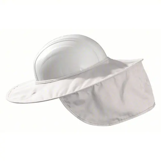 Occunomix 899-008 Hard Hat Shade, For Use With Most Hard Hats Including Full Brim White