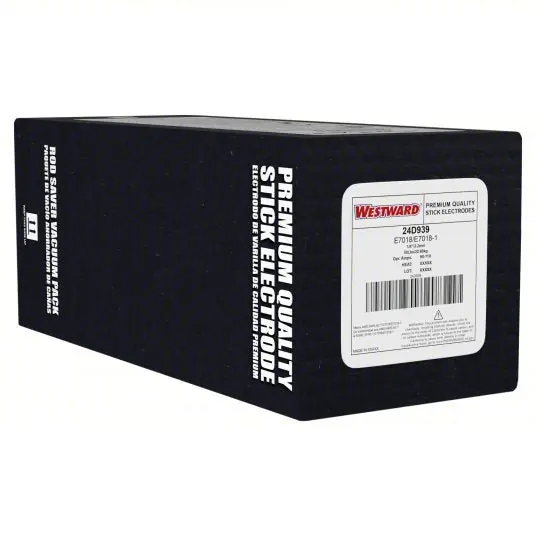 KVM Tools E7018-125-50 Stick Electrode Carbon Steel, E7018-1, 1/8 in x 14 in, 50 lb