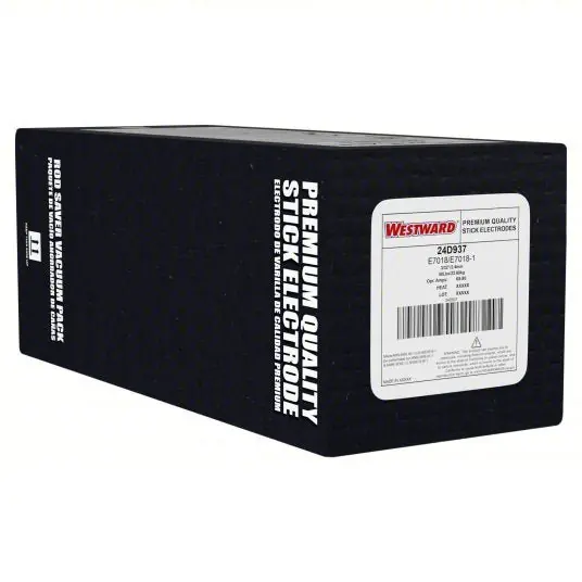 KVM Tools E7018-332-50 Stick Electrode Carbon Steel, E7018-1, 3/32 in x 14 in, 50 lb