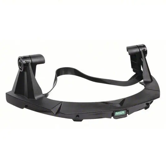 MSA 10116627 Faceshield Frame Plastic, Black, Dielectric Protection