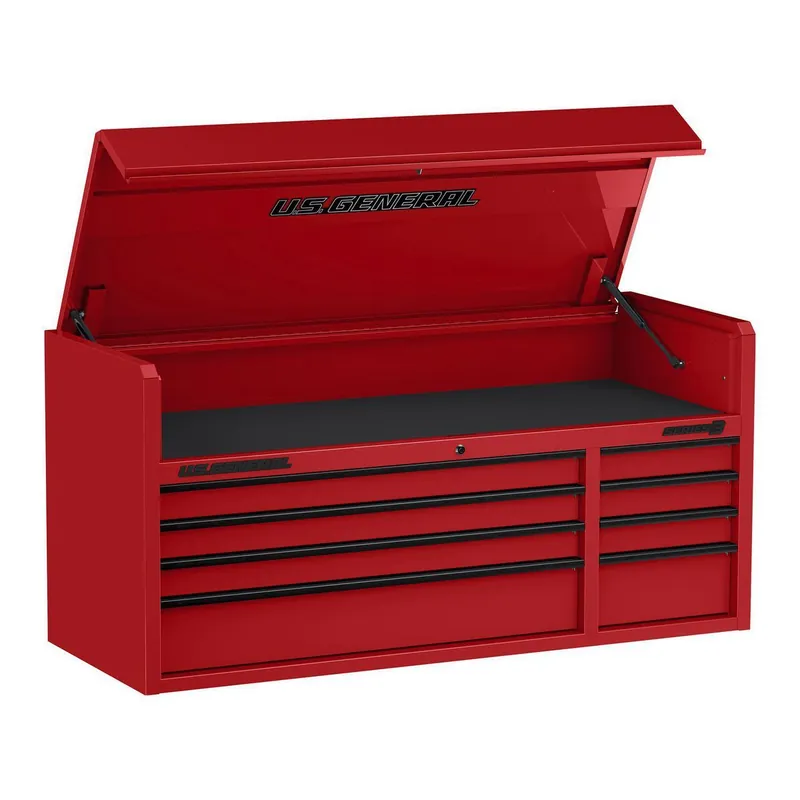 KVM Tools US General KV58712 56 in. x 22 in. Top Chest, Series 3, Red