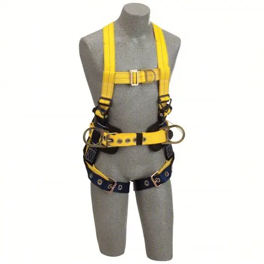 3M DBI-SALA 1107802 Full Body Harness Climbing/Positioning, Vest Harness, Mating / Tongue, Cam, M, Belt