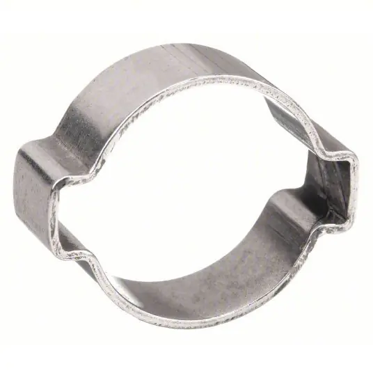 Oetiker 15100003-100 Hose Clamp 13/64 in – 9/32 in Clamping Dia, Plain 304 Stainless Steel, 2,500 N Max Closing Force
