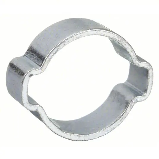 Oetiker 10100008-100 Hose Clamp 9/32 in – 23/64 in Clamping Dia, Zinc-Plated Steel, 2,500 N Max Closing Force