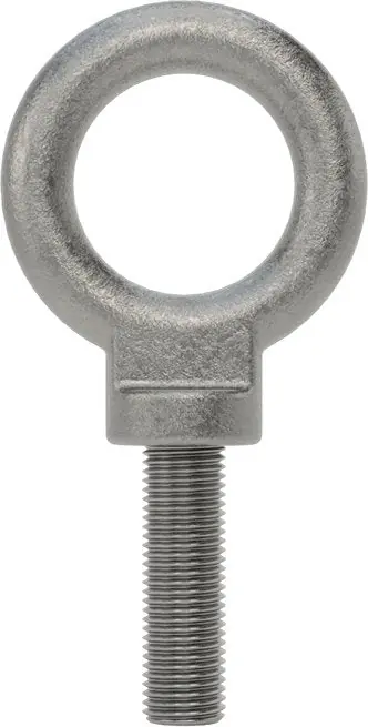 McMaster 3014T258 Eye Bolt With Shoulder 3/8"-24 Thread Size, 1-1/4" Thread Length