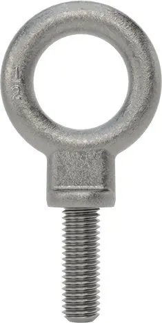 McMaster 3014T259 Steel Eyebolt with Shoulder 1/2"-20 Thread Size, 1-1/2" Thread Length