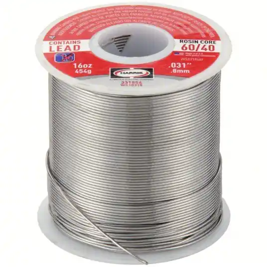 Harris 331856 Solder Wire 1/32 in x 16 oz, 60/40, 60%Tin, 40% Lead