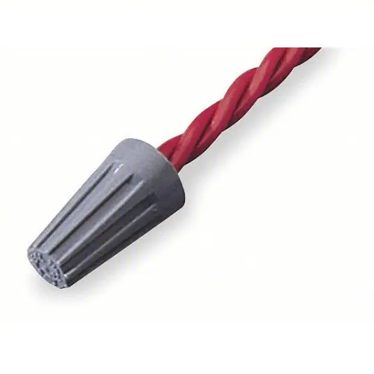 Ideal 30-071 Twist On Wire Connector Gray, 22 AWG – 16 AWG Twist-On Wire Size Ranges,100 PK