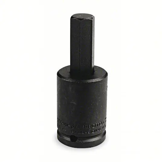 Proto J075905/8 Impact Socket Bit SAE, 3/4 in Drive Size, 5/8 in Tip Size, 3 27/32 in Overall Lg