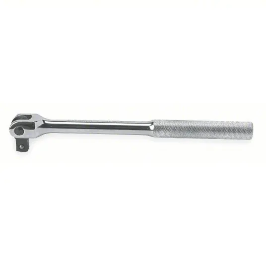 Proto J5469 Breaker Bar 1/2 in Drive Size, 24 in Overall Lg, Knurled Grip, Alloy Steel, Chrome