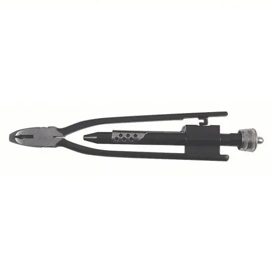 KVM Tools KV48UV52 Safety Wire Twister Plier 10 1/2 in Overall Lg, Plain Grip, For 0.041 in Max Wire Dia, Auto, CW