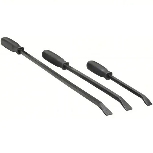 SK0023795-US20260630-101428-0 KVM Tools KV31MA32 Screwdriver Handle Pry Bar Set Chisel End, 12 in,18 in,25 in Overall Lg, 1/8 in,7/16 in Bar Wd