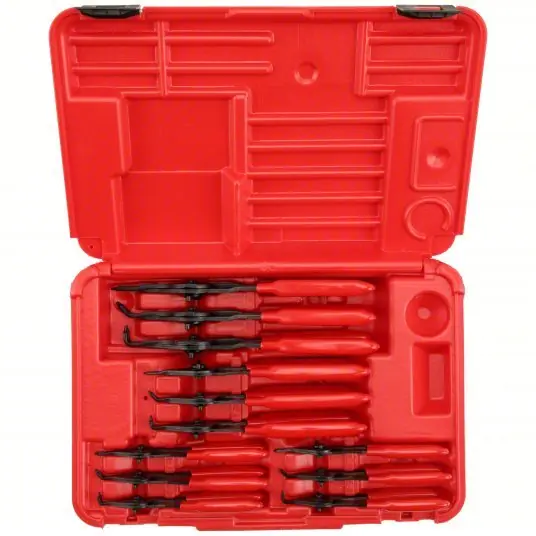 Proto J360B Retaining Ring Plier Set Internal/External, For 3/8 in to 3 in Bore Dia, 0°,45°,90° Tip Angle