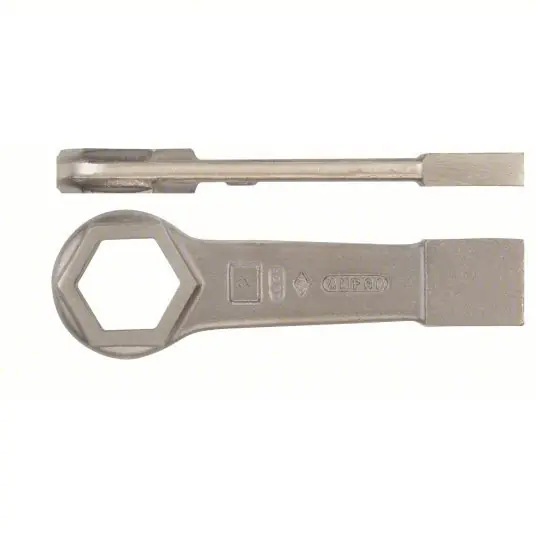 Ampco WS-1814 Striking Wrench Aluminum/Bronze, Natural, 2 3/8 in Head Size, 12 in Overall Lg