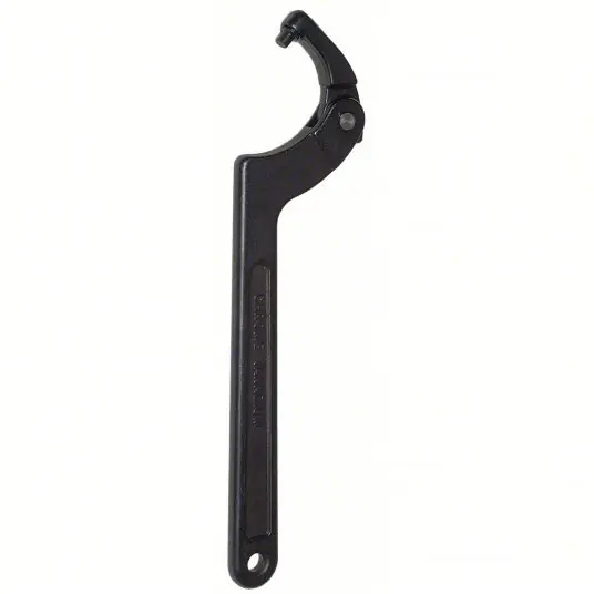KVM Tools KV5RDZ6 Pin Spanner Wrench 2 in to 4 3/4 in, 1/4 in Pin Dia, 11 1/4 in Overall Lg, 1/4 in Pin Lg