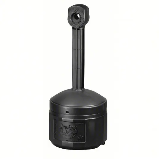 Justrite 26800D Cigarette Receptacle 4 gal Capacity, 38 1/2 in Ht, 16 1/2 in Wd, 16 1/2 in Base Dia.