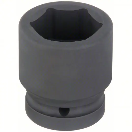 KVM Tools KV21WN25 Impact Socket 1 in Drive Size, 1 5/8 in Socket Size, 6-Point, Std, Black Oxide