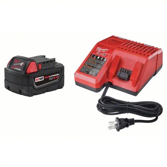 Milwaukee 48-59-1850 Battery & Charger Kit M18™, Li-ion, 5 Ah, XC, 18 V