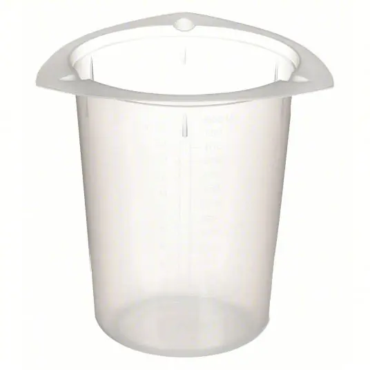 Medegen PB5935-800 Tri-Pour Beakers & Paper Lids Low Form, 800 mL Capacity mL, 27.05 fl oz