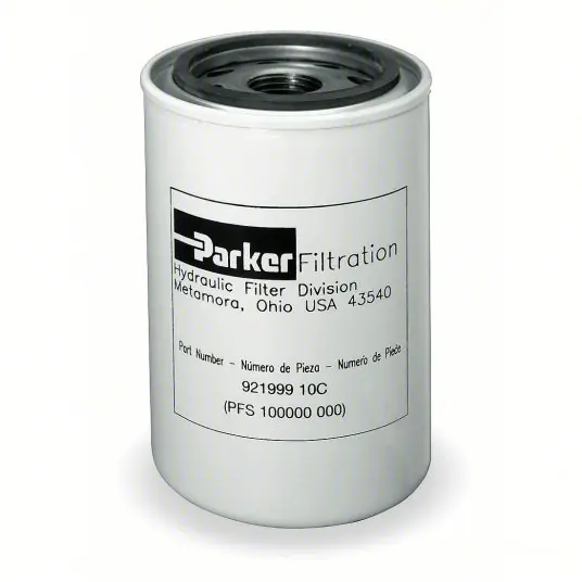 Parker 921999 Hydraulic Filter Element 20 gpm Max. Flow, 150 psi Max. Pressure, Paper, 1"-12 Thread Size
