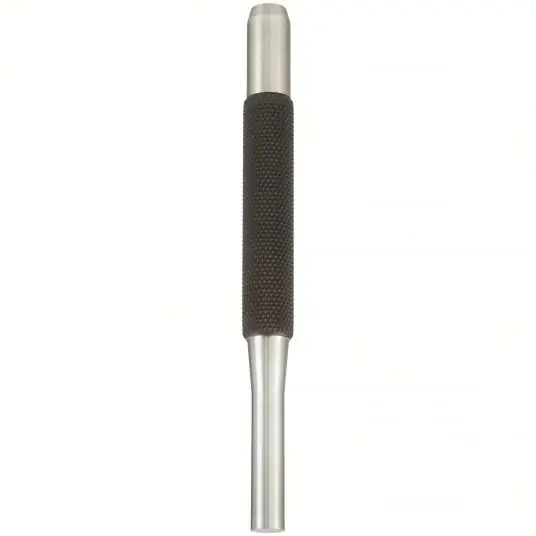 Starrett 565A Drive Pin Punch 1/16 in Tip Dia, 4 in Overall Lg, Round, Steel, Flat, SAE